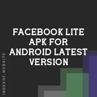 Facebook Lite APK for Android Latest version - Indexof